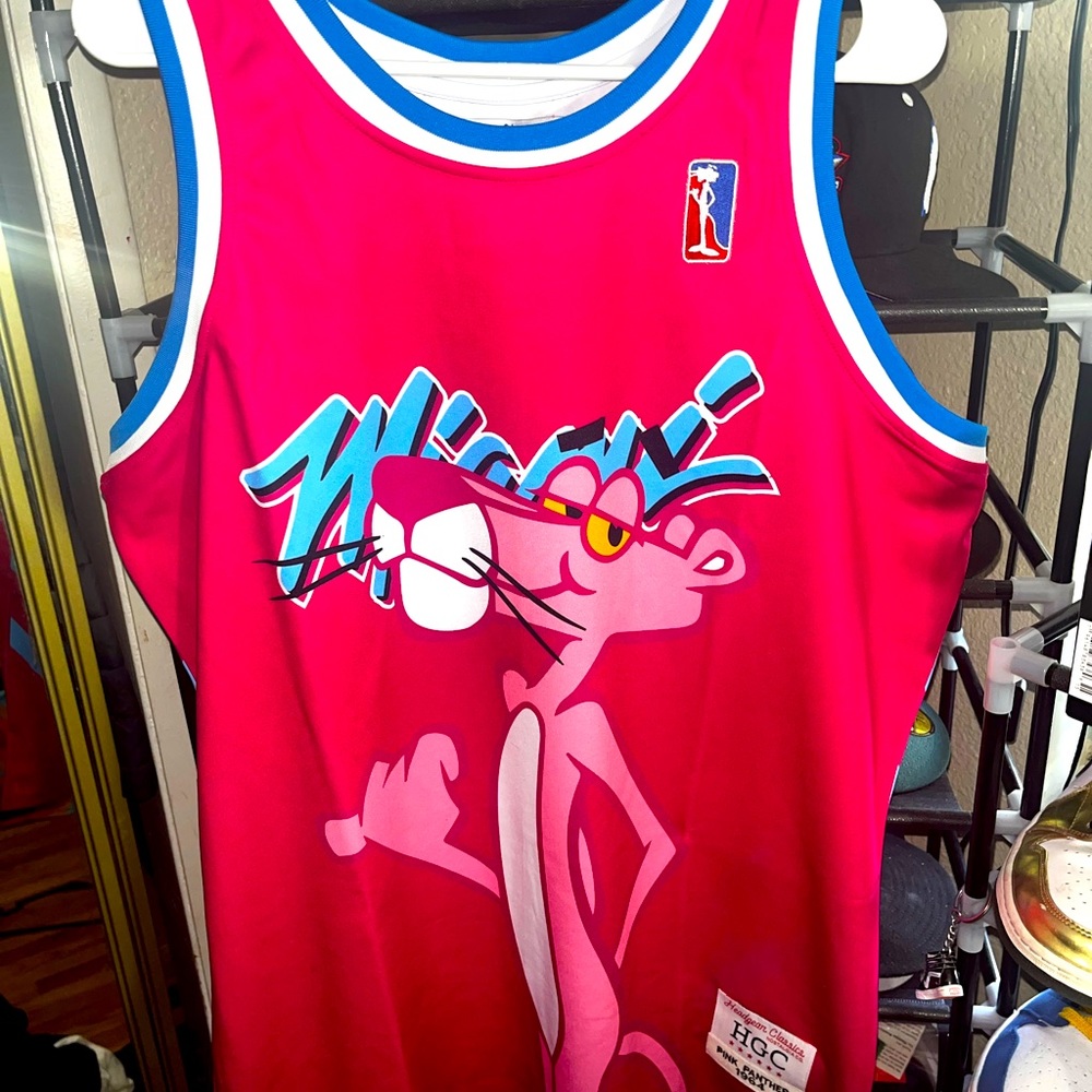 Miami Pink Panther Basketball Jersey